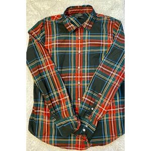 Jcrew Perfect Shirt in Stewart Plaid